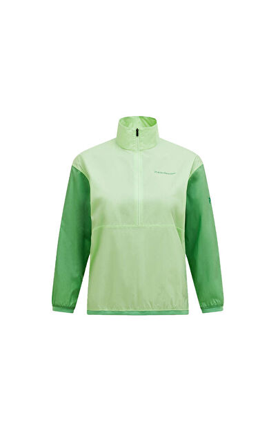 Peak Performance Half Zip Wind Jacket W Kadın Günlük Sweatshirt G80203020T Yeşil