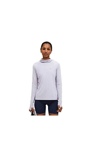 Peak Performance W REPEL UPF HOODED LS TEE Kadın Günlük Uzun Kollu Tişört G80742020T Mor