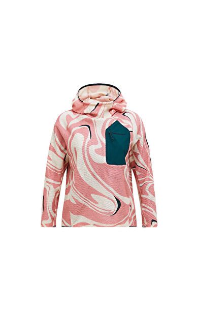 Peak Performance Freelight AOP Polartec® Alpha™ Hood Women Kadın Günlük Sweatshirt G81131010 Renkli