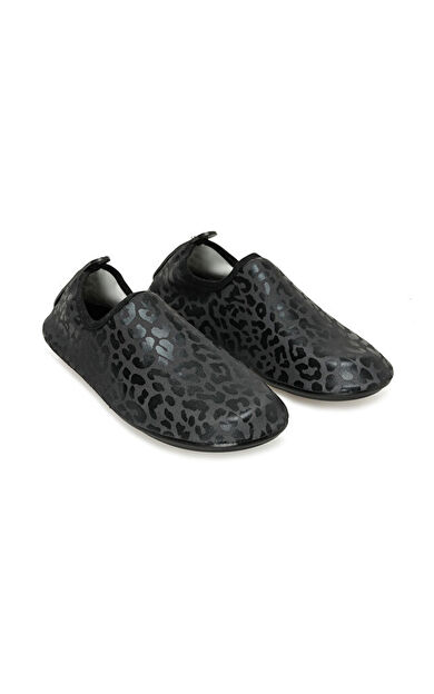 Peluche Black Leopard Kadın Deniz & Havuz Ayakkabısı BLACK-LEOPARD Siyah