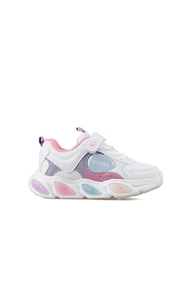 Pepino 1901 Patik Beyaz Pembe Unisex Çocuk Günlük Ayakkabı 1901-PATIK-BEYAZ-PEMBE Beyaz