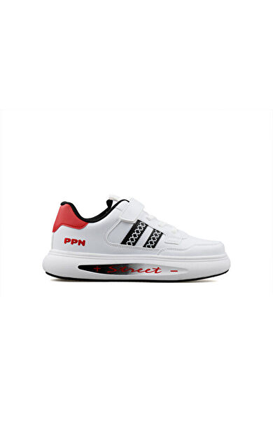 Pepino 1936 Filet Beyaz Siyah Unisex Çocuk Günlük Ayakkabı 1936-FILET-BEYAZ-SIYAH Beyaz