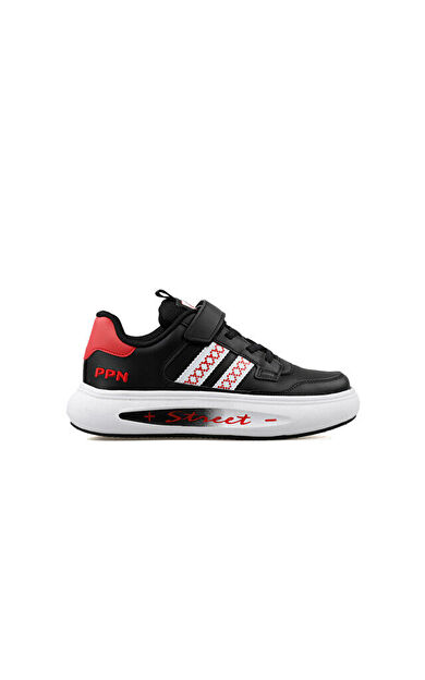 Pepino 1936 Filet Siyah Beyaz Unisex Çocuk Günlük Ayakkabı 1936-FILET-SIYAH-BEYAZ Siyah