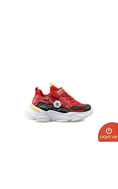 Pepino Pk24 1783 Kırmızı Çocuk Günlük Işıklı Ayakkabı PK24-1783-KIRMIZI Kırmızı