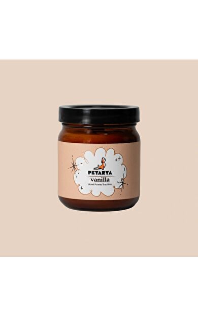 PETARYA Vanilya Kokulu Doğal Vegan Soya Mumu