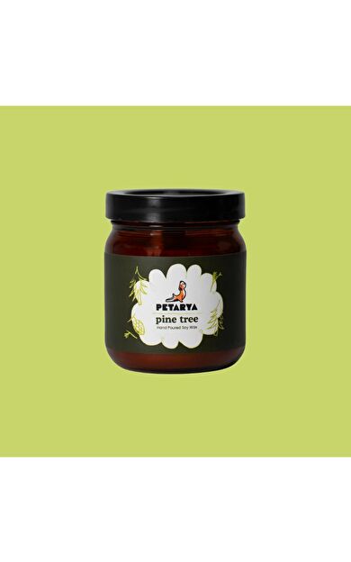 PETARYA Çam Ağacı Kokulu Doğal Vegan Soya Mumu