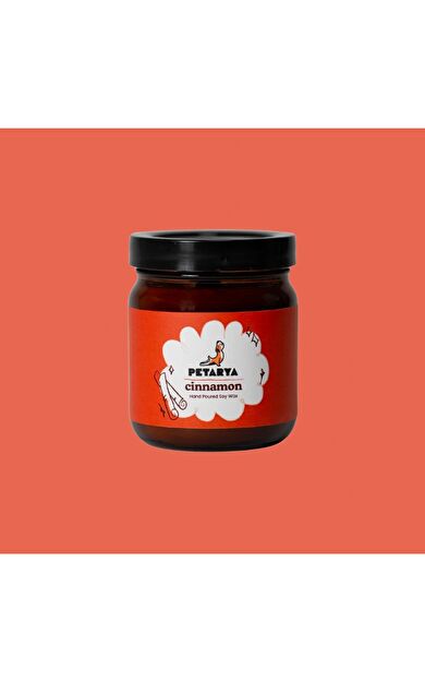 PETARYA Tarçın Kokulu Doğal Vegan Soya Mumu