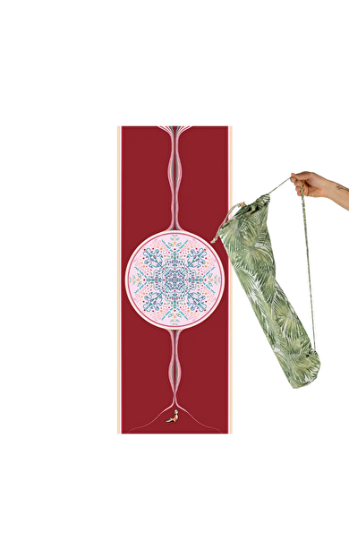 PETARYA Mandala Serisi Be Here Now 4.1 mm Doğal Kauçuk Kaydırmaz Yoga Matı