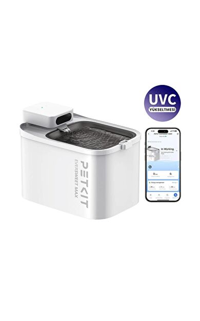 Petkit Eversweet Max (UVC) Su Pınarı (Resmi Distribütör Garantili)