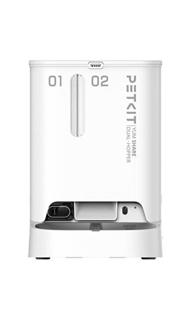 Petkit Yumshare Kameralı Çift Hazneli Akıllı Mama Kabı Beyaz (Resmi Distribütör Garantili)