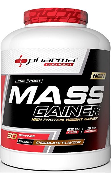 Pharma Nutrition Mass Gainer 3300 Gr Çikolata Aromalı Kilo Kas Karbonhidrat Tozu