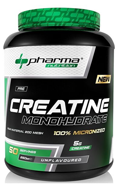 Pharma Nutrition Kreatin Monohidrat ( Creatine ) 250 Gr 50 Servis Micronized Creatine Monohydrate
