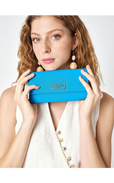 PİERRE CARDİN KADIN CÜZDAN 06PC25Y600-P Turkuaz Turkuaz