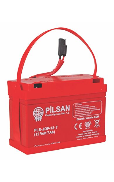 Pilsan 12 Volt 7 Amper Akü Kısa Kablo Pilsan 12v 7ah orjinal akülü araba akü
