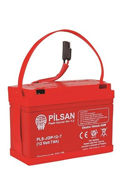 Pilsan 12 Volt 7 Amper Akü Kısa Kablo Pilsan 12v 7ah orjinal akü