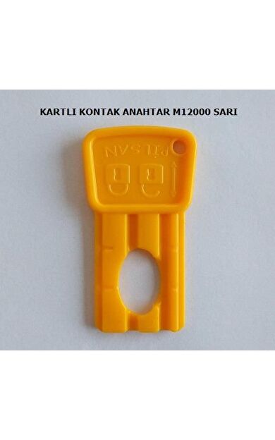 Pilsan Akülü Araba Orjinal Kontak Anahtarı 3 ADET SARI Akülü Araba Anahtarı Sarı Renk