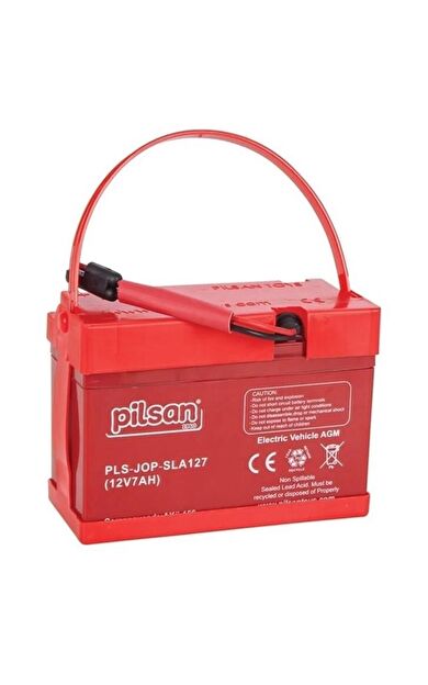 Pilsan Panther 12 Volt 7 Amper Akü Pilsan 12V 7Ah Akü Orjinal Akülü Araba Aküsü