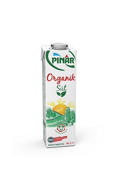 PINAR Organik Süt 1L