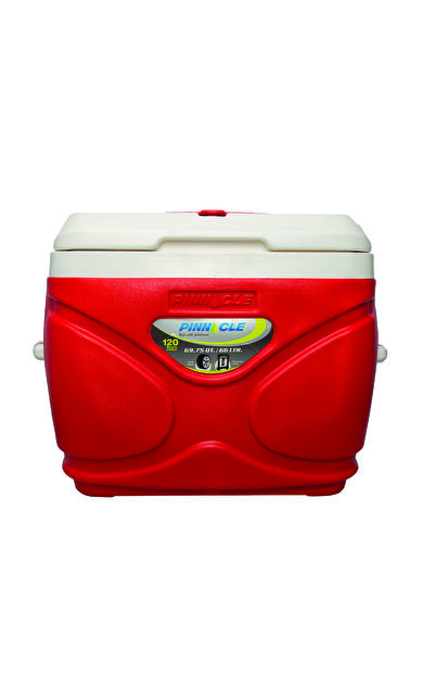 Pinnacle Prudence Tekerlekli Buzluk 66 Litre-KIRMIZI