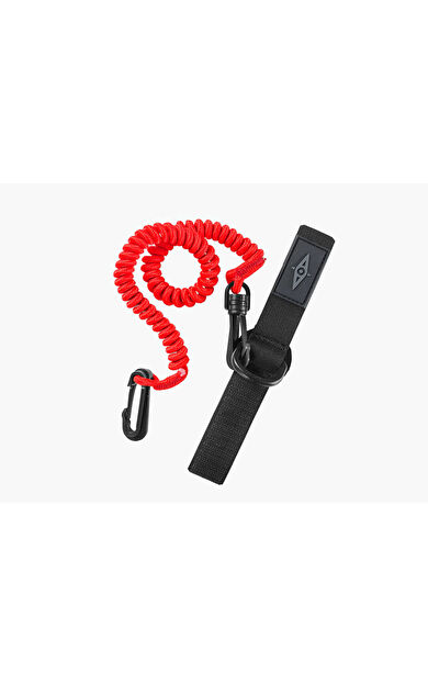 Point65 Paddle Leash Coiled Kürek Tasması-KIRMIZI