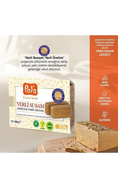 Pol's Gurme Yerli Susam Ermenek Helvası 300 g