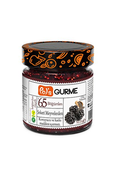 Pol'sGurme Şeker İlavesiz Böğürtlen Reçeli 285 g