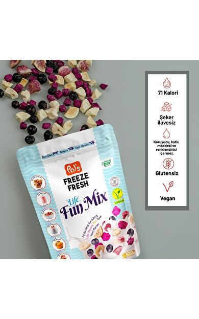 Pol's Freeze Fresh Dondurularak Kurutulmuş Fun Mix 20 g