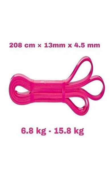 Powerband Direnç Lastiği Ve Egzersiz Bandı Pembe