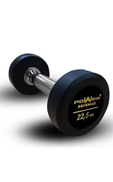 Powerhand Profesyonel Kauçuk Kaplı Dambıl 22.5 Kg