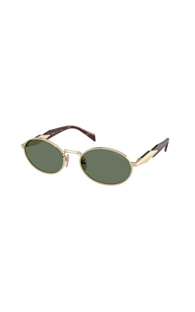 Prada PR 65ZS Kadın Güneş Gözlüğü ZVN70L Pale Gold Dark Green 55 Ekartman