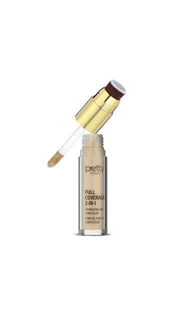 Pretty Pb-438 Full Coverage 2-In-1 Concealer - 02