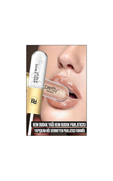 Pretty Pb-408B Double Touch Lipgloss - 01