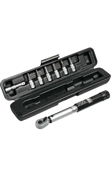 Pro Ayarlı Tork Seti 3-15 Nm (3/4/5/6mm/T25/30) Kutulu Siyah