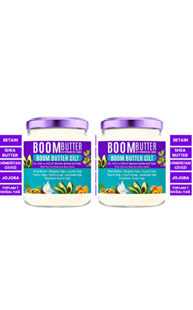 BOOM BUTTER 7 Yağ içeren Kuruluk Karşıtı Onarıcı Cilt Bakım Yağı 190 ml