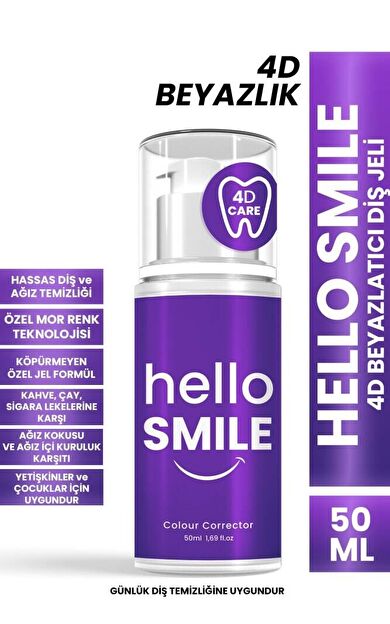 Hello Smile 4d Beyazlatıcı Diş Jeli 50 ml
