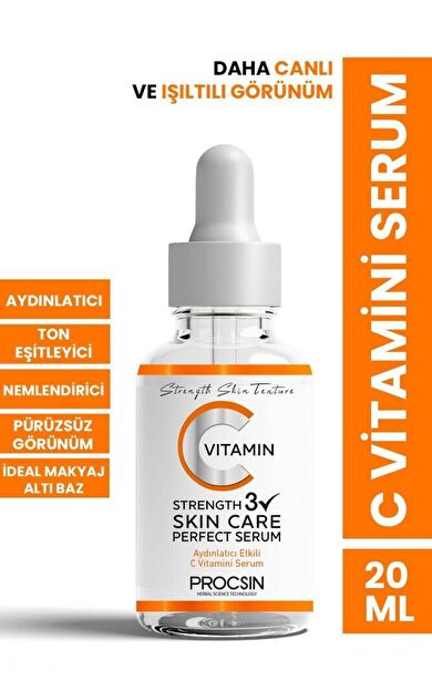 C Vitamini Aydınlatıcı Ve Ton Eşitleyici Bakım Serumu 20ml