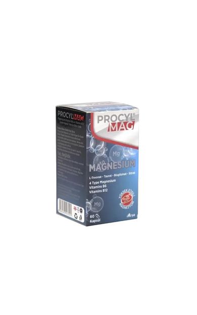Procyl Mag 4 Form Magnezyum B6, B12 60 Kapsül
