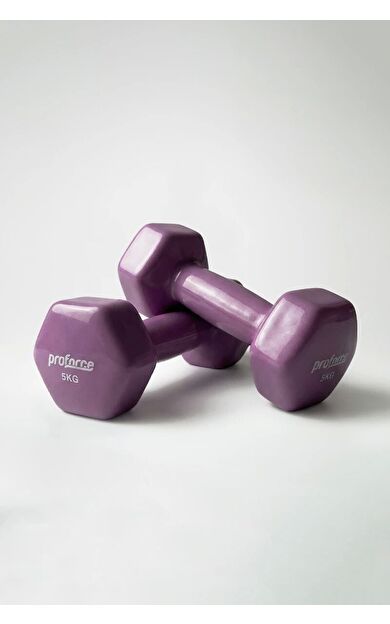 Proforce Vinil Kaplı Döküm Dambıl 5 Kg - Vdb5 (adet)