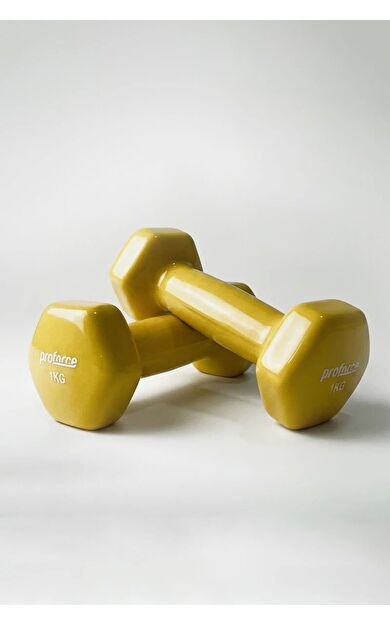 Proforce Vinil Kaplı Döküm Dambıl 1 Kg - Vdb1 (adet)