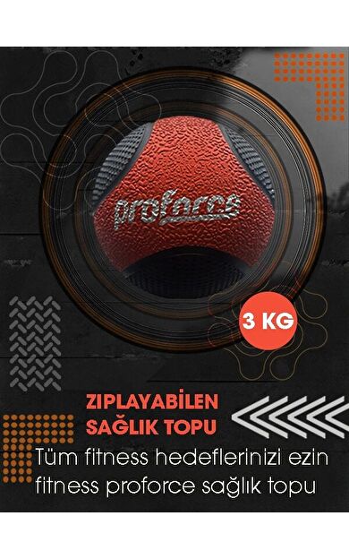 Proforce Sağlık Topu Kauçuk 3 Kg