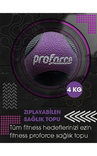 Proforce Sağlık Topu Kauçuk 4 Kg