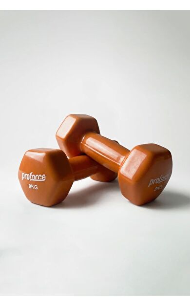 Proforce Vinil Kaplı Döküm Dambıl 8 Kg - Vdb8 (adet)