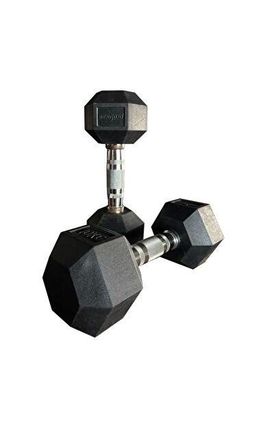 Proforce 10kg Kauçuk Kaplama Döküm Dambıl - Kdb10 (1 Adet)