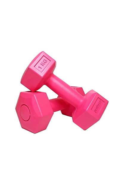 Proforce Plastik Dumbell Köşeli Pdb-1 1 Kg Pembe