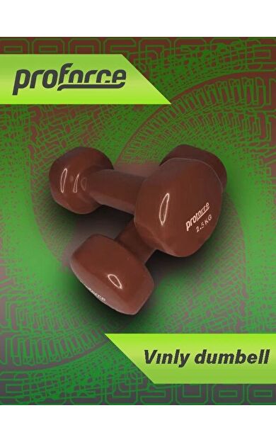 Proforce Vinil Kaplı Döküm Dambıl 2,5 Kg - Vdb2,5 (adet)