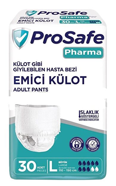 Prosafe Pharma Emici Külot Large 30'lu