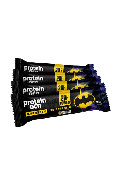 PROTEINOCEAN Batman Protein Bar 50g x 4 Adet
