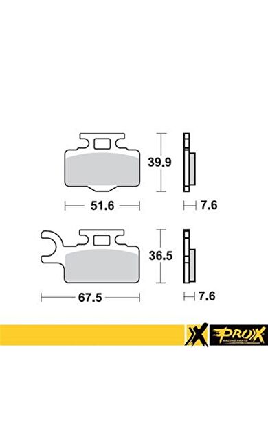 Kaw. Kx65 00-17 Prox Ön Fren Balatası