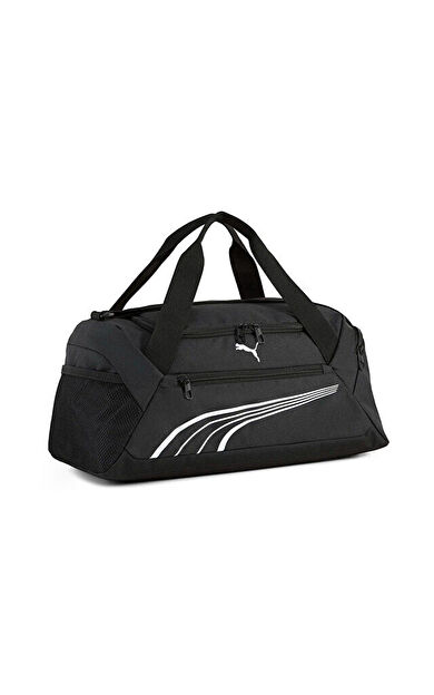 Puma Fundamental Xs Sports Spor Çantası-Uzunluk: 44 cm, Genişlik: 25 cm, Yükseklik: 20,5 cm 09118801 Siyah