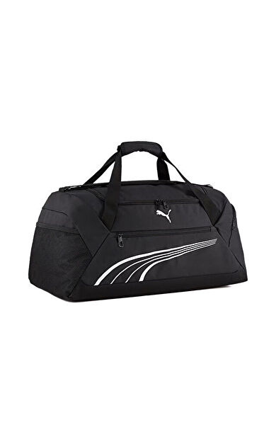 Puma Fundamental M Sports Ba Spor Çantası-Uzunluk: 62 cm, Genişlik: 32 cm, Yükseklik: 29,5 cm 09118901 Siyah